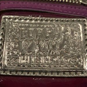 Purple poppy purse coach